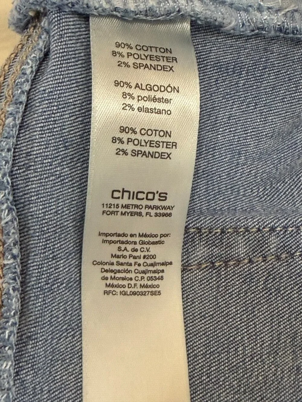 Chico's Crop Jeans size 0 (4) - Picture 5 of 10